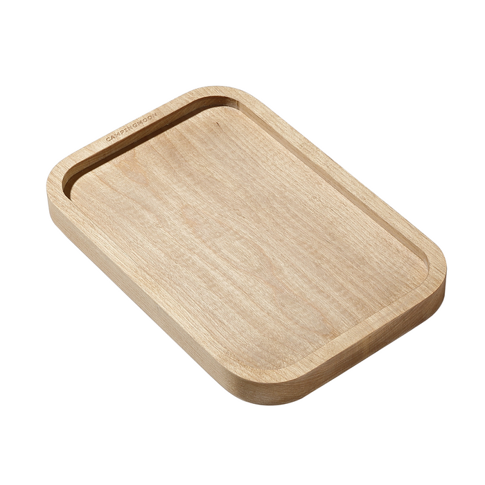 YM-2013 Wooden Cutting Board for Mess Tin - 7.2'' Pot Holder & Plate