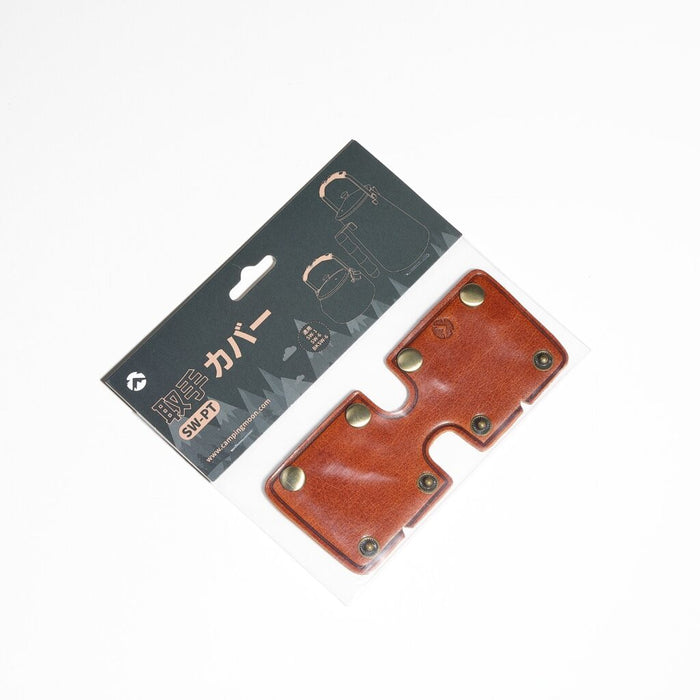 SW-PT Leather Kettle Handle Cover - Anti-Scald Grip for Camping Pots