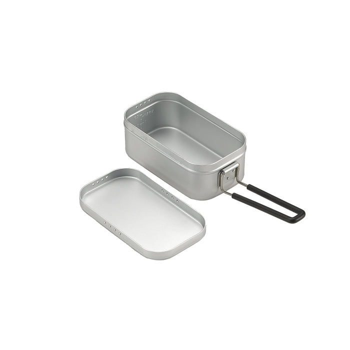 S-1609 Extra Thick Mess Tin, 1 Cup, Overflow Groove and Draining Hole, Outdoor Camping Kit