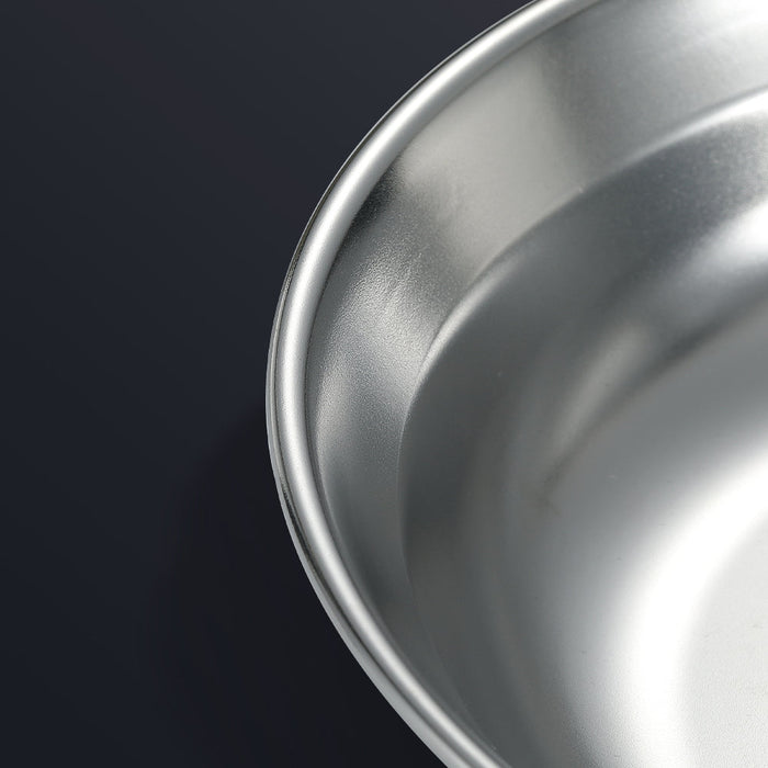 S395 Stainless Steel Camping Plates Set, Dishwasher Safe