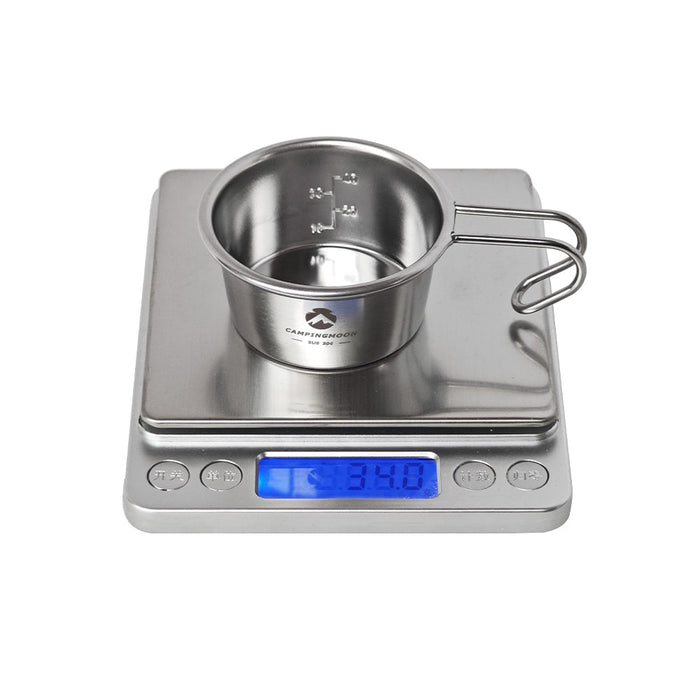 S-050-2P Stainless Steel Mini Shera Cup, 2.3 fl oz (60 ml), 2-Piece