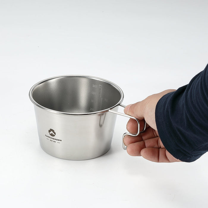 S369 Deep Sierra Cup 600ml, Stainless Steel for Outdoor Camping