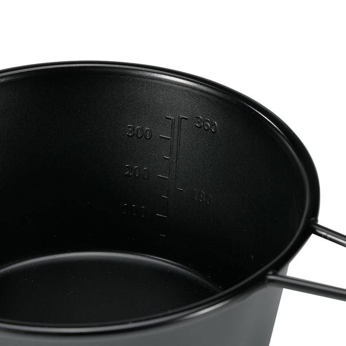 BKS-360-2P 2-Piece Stainless Steel Deep Sierra Cup, 15oz (450ml), Black