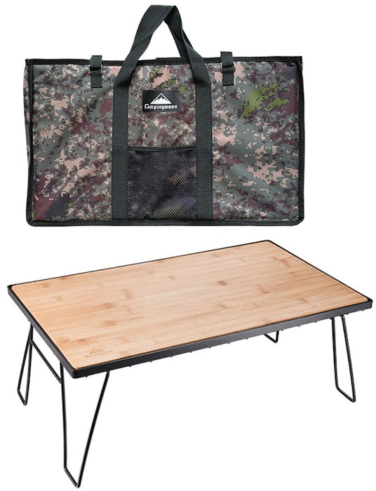 Field Rack Mesh Box T230-TP Bamboo Top Foldable Field Rack - Stackable Mesh Camping Table ...