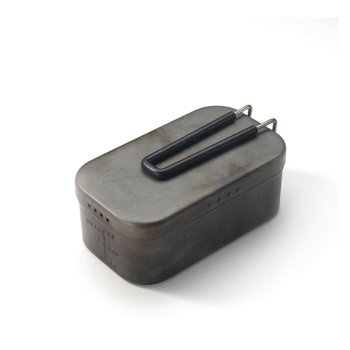 H-1609 Extra Thick Mess Tin, 1 Cup, No Deburring, Overflow Groove, Draining hole