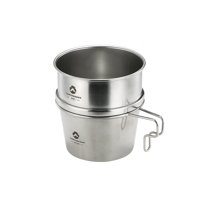 S369 Deep Sierra Cup 600ml, Stainless Steel for Outdoor Camping