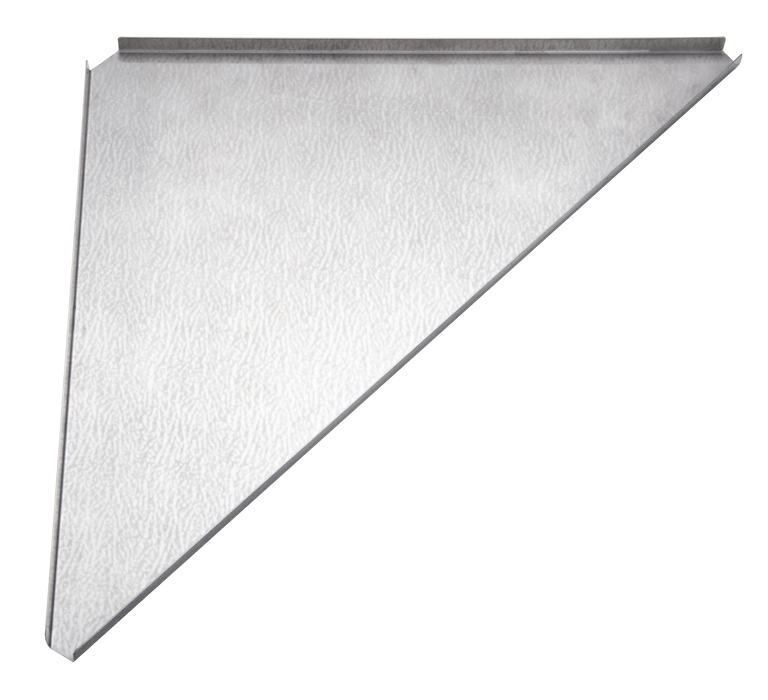 T-2306 Embossed Stainless Steel Corner Extension for Field Racks