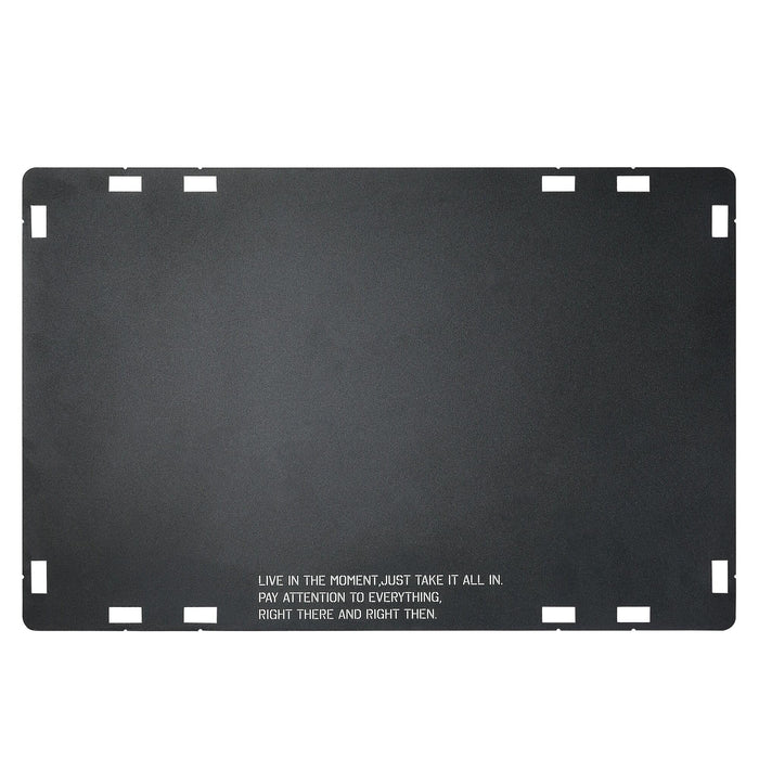 T-510-TB Hard Top Plate Aluminum Alloy for Tactical Table One Black