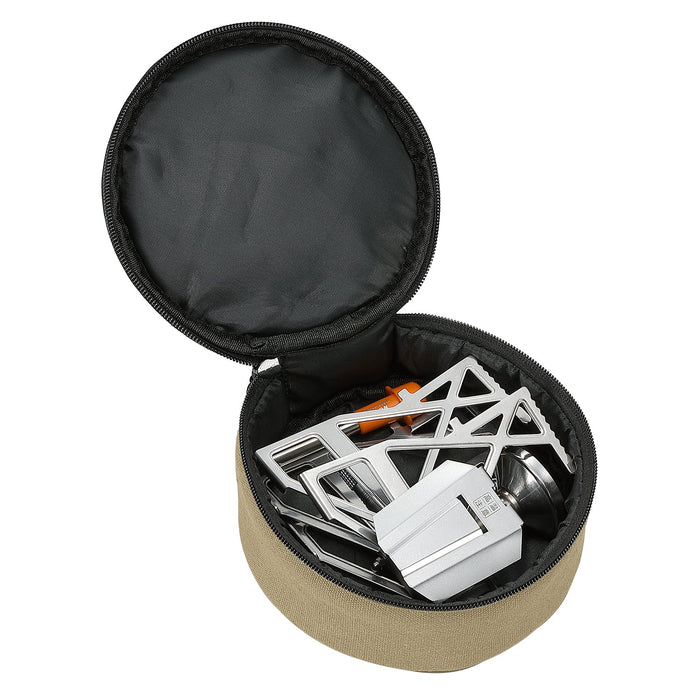 XD-3-NE Butane Camping Stove, Lightweight, Foldable, Pressure Stabilizer, Stainless Steel