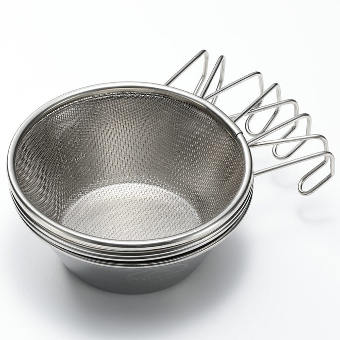 S-220/S-213 Stainless Steel Camping Sierra Cup with Colander Set - 310ml