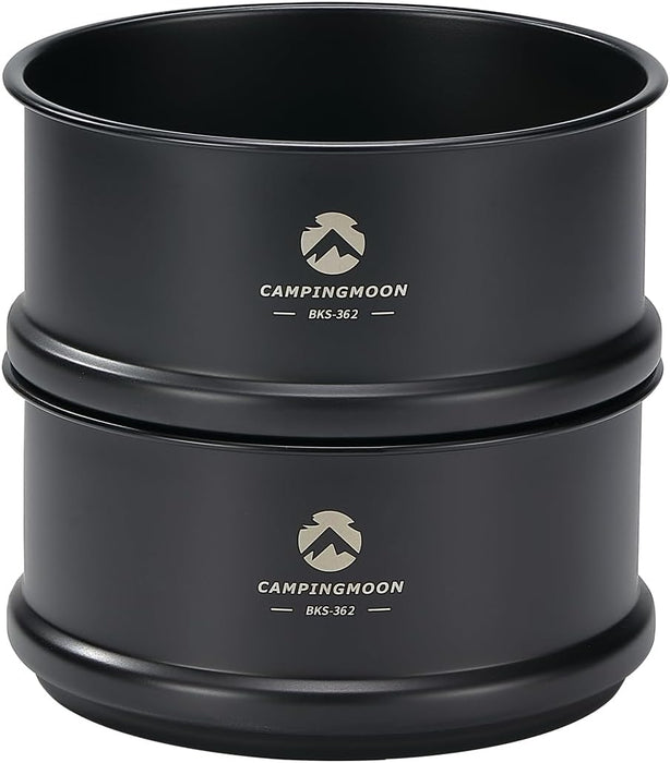 BKS362-2P 2-Pack Black Mini Steamer Set for Sierra Cup - Stainless Steel