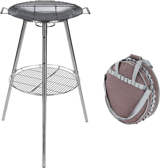 GR-900 18" Commercial BBQ Griddle with Burner Stand & Rack – Skottle Grill Cooking System Kit (Gas Burner Sold Separately)