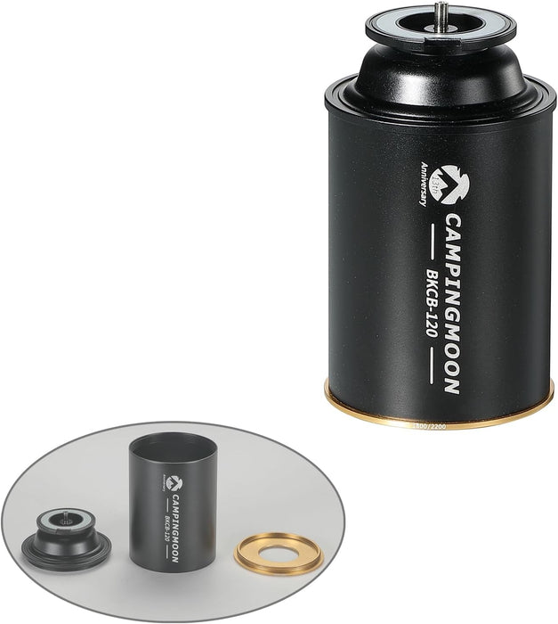 BKCB-120 Short Butane Stove Adapter - Converts Cassette Gas to Camping Canister