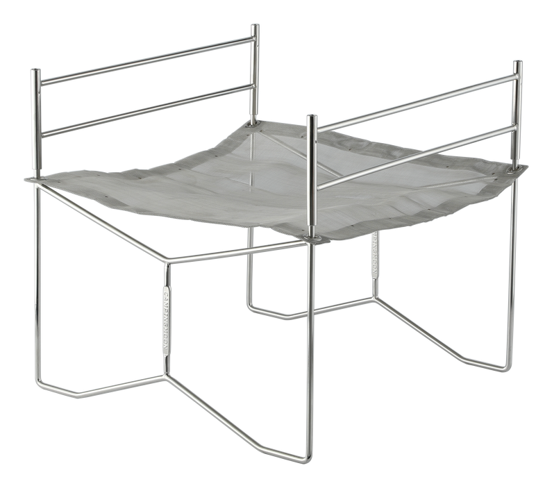 SOLO-201 Stainless Steel Bonfire Stand, B4 Type, with Canvas Case