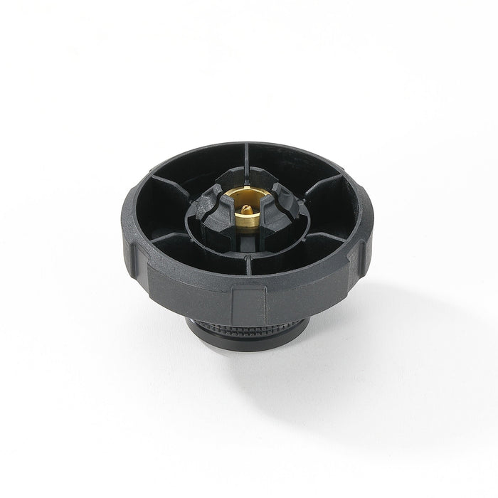 BKZ07 Camp Valve Cartridge Adapter for Easy-Click Bayonet Lock to EN417 Valve 7/16 Inch Screw Thread Connection Black