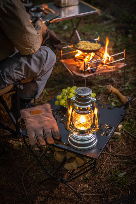 T-285A Small Decorative Firewood Rack Log Rack Indoor Outdoor Steel Log Rack T-285