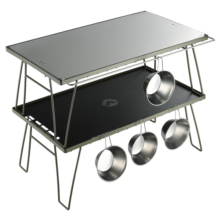 T-2308-BK Aluminum Top Plate for Storage Rack