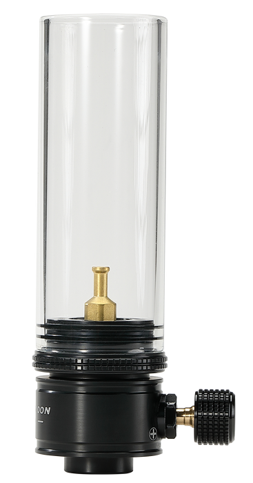 BKT-1D15 Black Gas Candle Camping Lantern - Mini & Portable