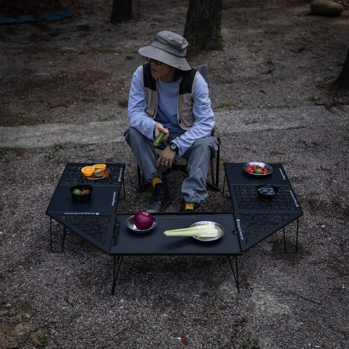 T-2309-BK Black Aluminum Connecting Half Top Plate for Field Rack