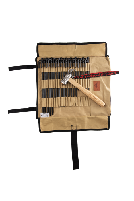 B126 Cotton Canvas Tent Stake Case – Beige (30cm Length)