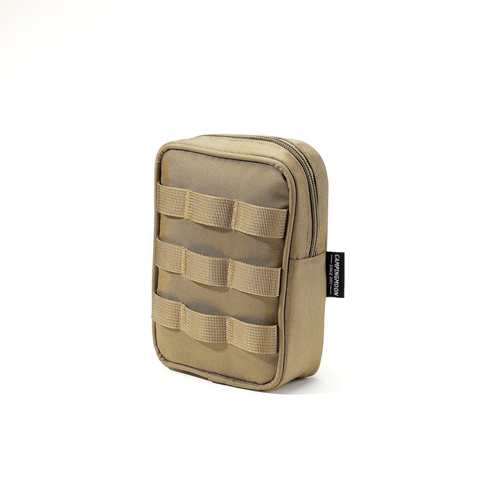 BG-15 Tactical Molle EDC Pouch Camping Storage Side Pocket for Table Chair Cot Field Rack Coyote