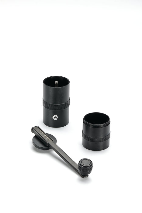 CC-115-BK Manual Coffee Grinder, Stainless Steel, Small, Black