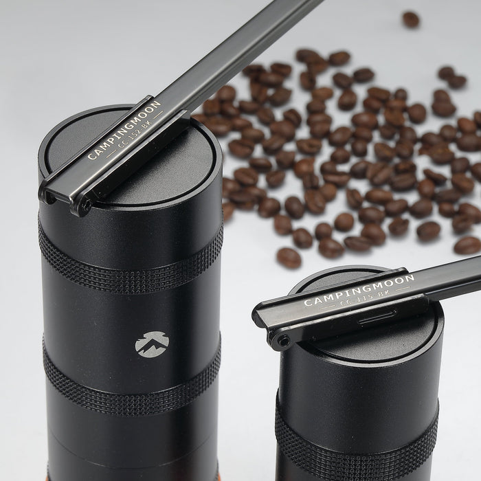 CC-115-BK Manual Coffee Grinder, Stainless Steel, Small, Black