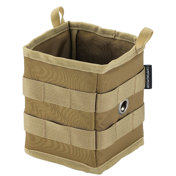 BG-1212 Storage Box Accessory Gear Organizer XS for Camping Chair Tactical Table Field Rack Coyote