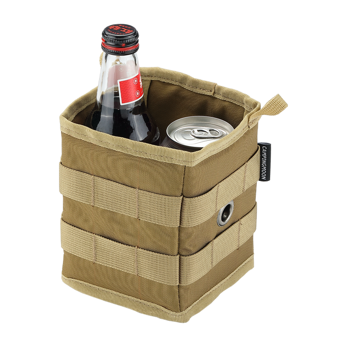 BG-1212 Storage Box Accessory Gear Organizer XS for Camping Chair Tactical Table Field Rack Coyote