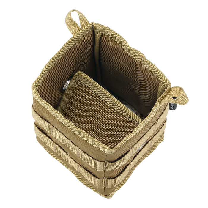 BG-1212 Storage Box Accessory Gear Organizer XS for Camping Chair Tactical Table Field Rack Coyote