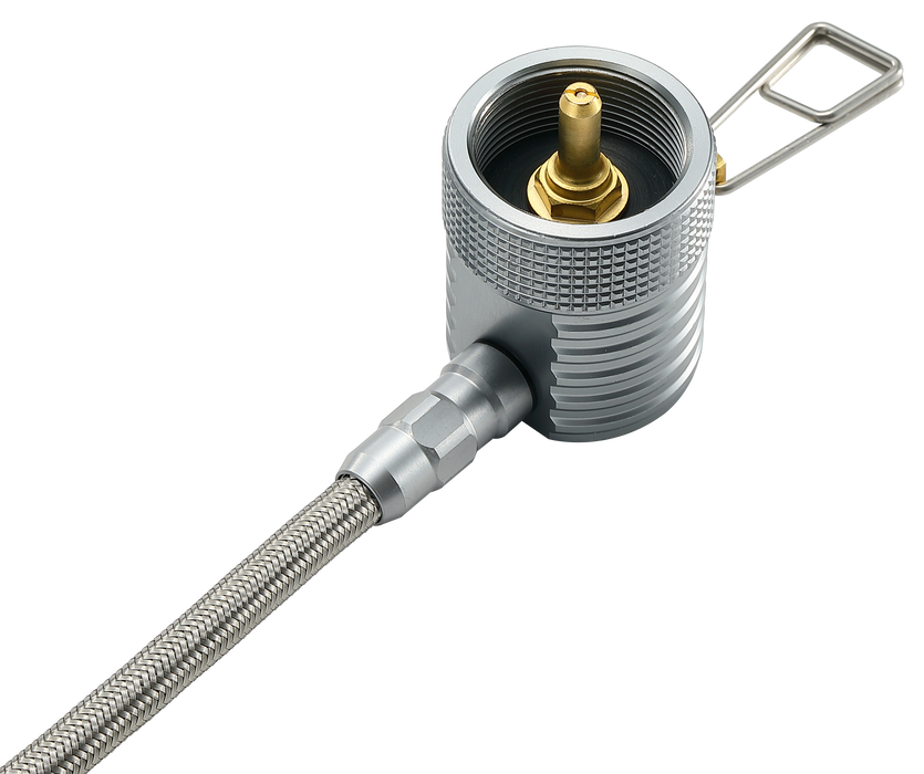 Z59-CB Propane to Butane Adapter with Regulator, Extend Hose, Aluminum