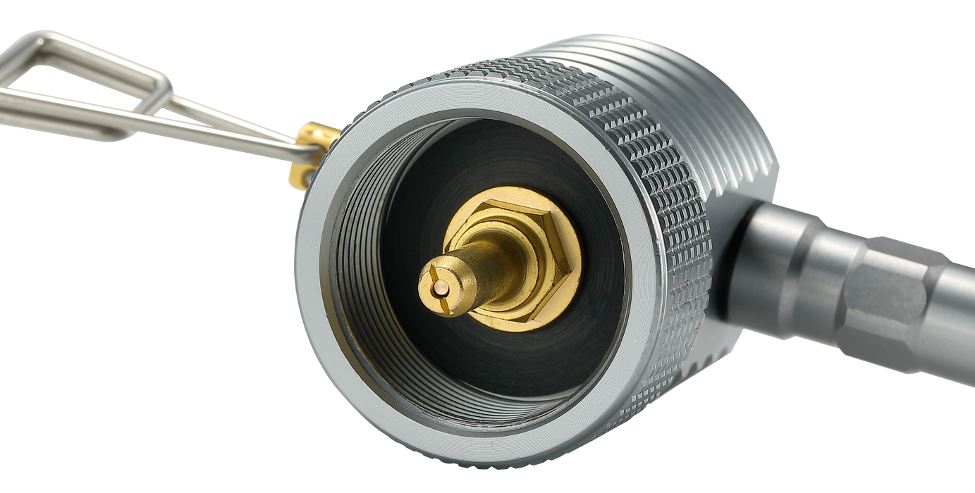 Z59-CB Propane to Butane Adapter with Regulator, Extend Hose, Aluminum