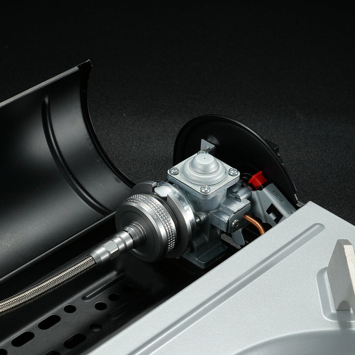 Z59-CB Propane to Butane Adapter with Regulator, Extend Hose, Aluminum