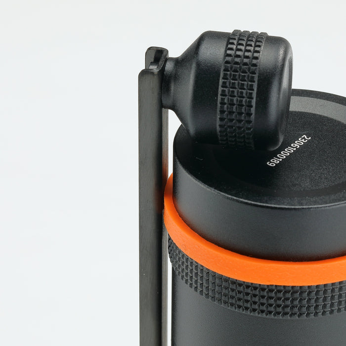 CC-115-BK Manual Coffee Grinder, Stainless Steel, Small, Black