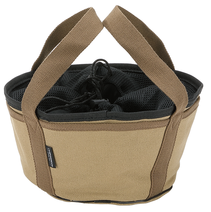 DO-27-BK Dutch Oven Bag for 8-inch Dutch Oven w/o Feet Canvas Extra Thick Round Cooking System Storage Bag Stock Pot Case