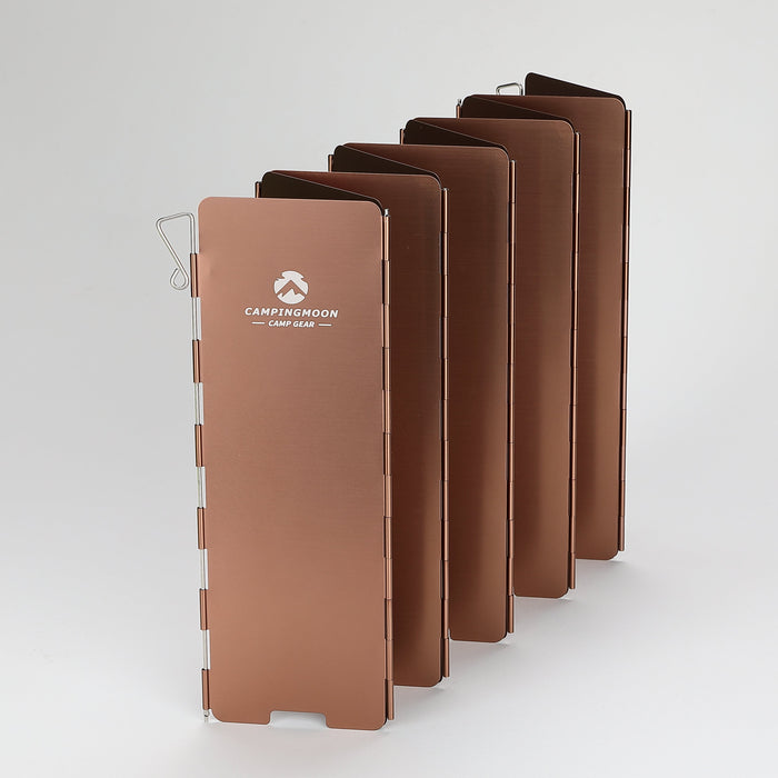 YD-10 10-Plate Foldable Camp Stove Windscreen with Storage Box