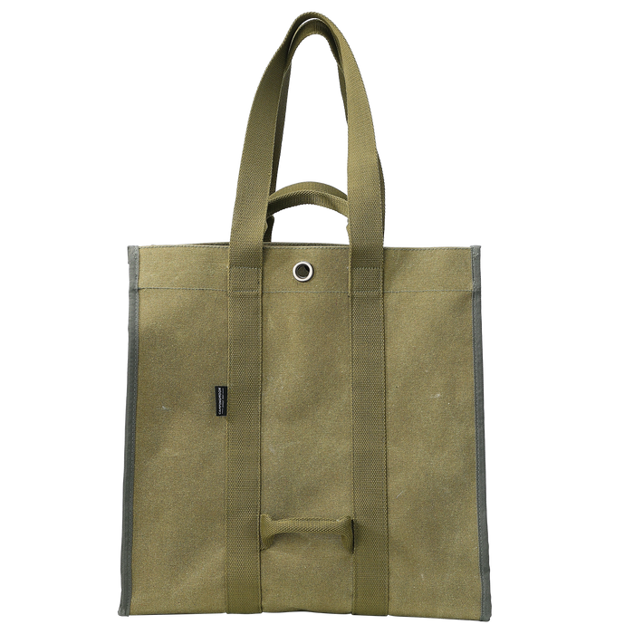 BC-400 Firewood Log Carrier Tote Fire Wood Canvas Khaki Durable Easy Carry