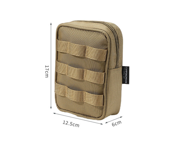BG-15 Tactical Molle EDC Pouch Camping Storage Side Pocket for Table Chair Cot Field Rack Coyote