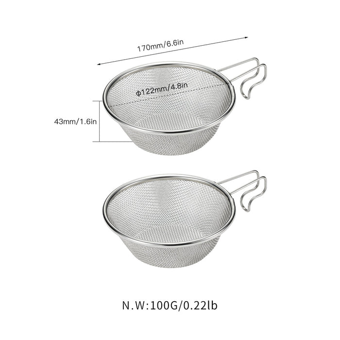 S-213-2P Stainless Steel Shell Stacking Monkey Set, 2-Pack