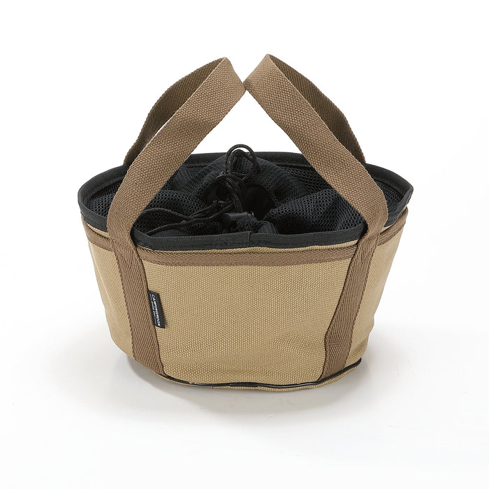 DO-27-BK Dutch Oven Bag for 8-inch Dutch Oven w/o Feet Canvas Extra Thick Round Cooking System Storage Bag Stock Pot Case