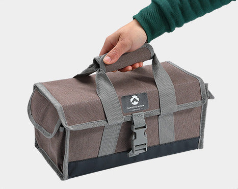 B-150C 13.8-inch Bottom Waterproof Outdoor Camping Tent Stakes Hammer Multi-Container Storage Bag