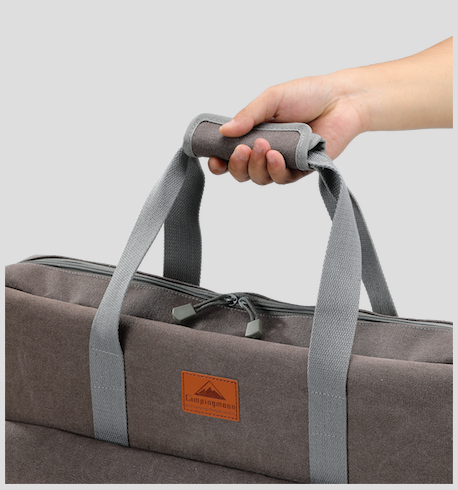 CM-B Canvas Camping Stove Carry Case for Coleman 2-Burner Stove