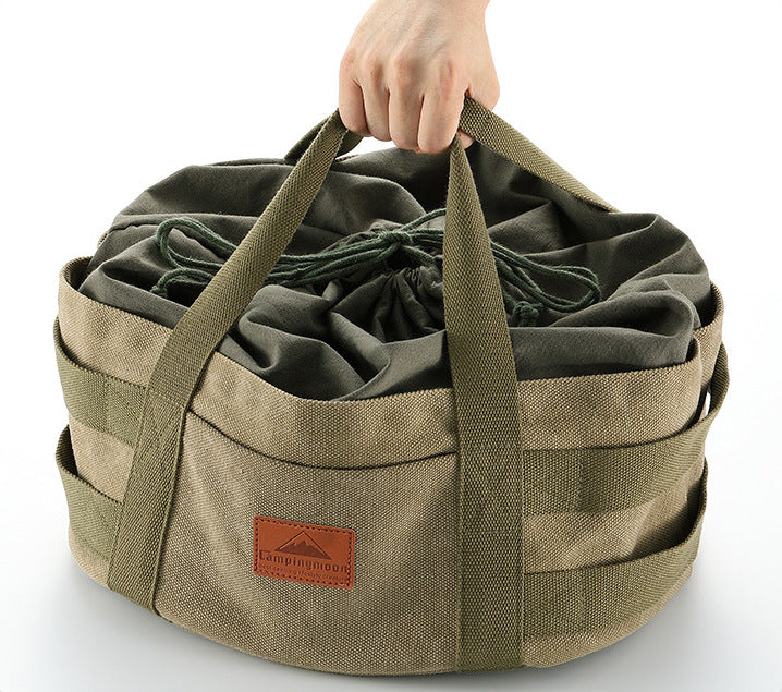 DO-32BK Carry Bag for Dutch Oven Durable Canvas
