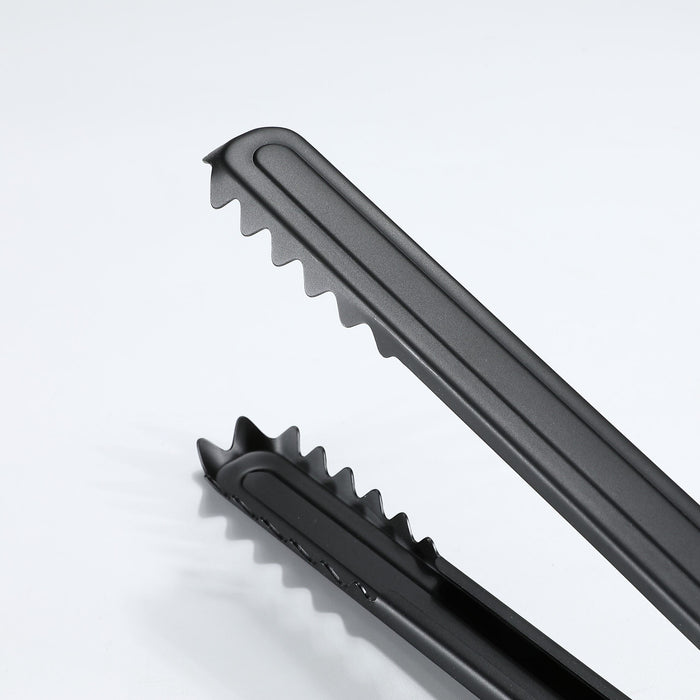 BKMS-41 16-inch Length Fireplace Firewood Tongs with Scissor Shape Serrated Log Claw Tongs for Bonfire Campfire Fire Pit with Wood Hand