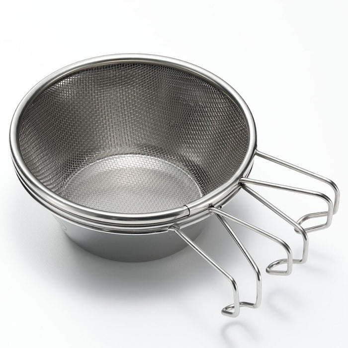 S-220/S-213 Stainless Steel Camping Sierra Cup with Colander Set - 310ml
