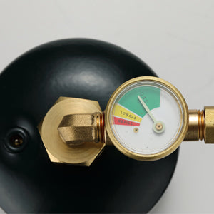 PZ-104 QCC1 Propane Refill Elbow Adapter, with Gauge & Valve, 1LB to 40LB tank