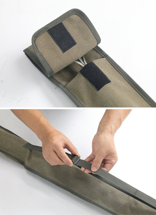 D-240B Pole Pile Driver Case Carrying Bag Tripod Stand Storage Case Canvas