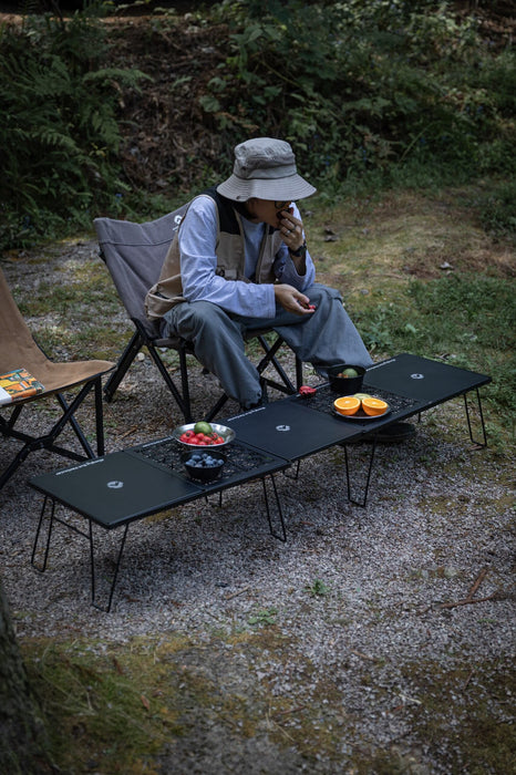 T-2309-BK Black Aluminum Connecting Half Top Plate for Field Rack