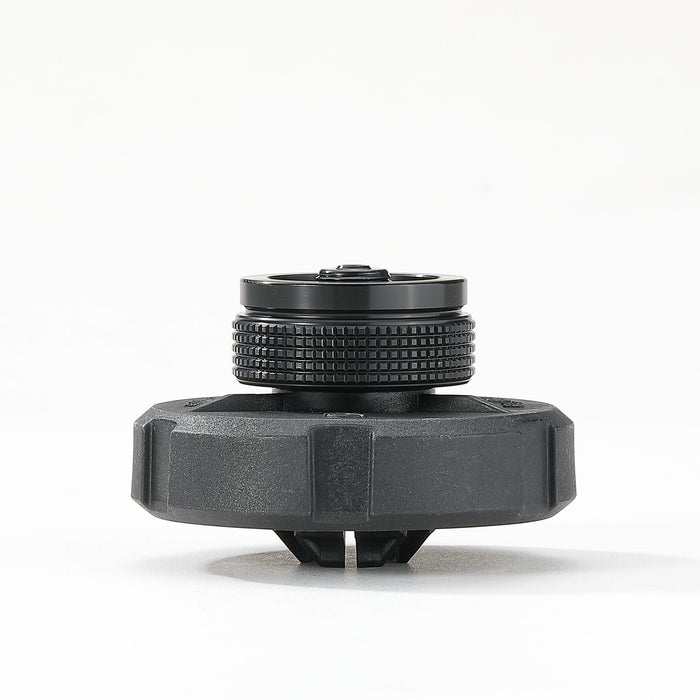 BKZ07 Camp Valve Cartridge Adapter for Easy-Click Bayonet Lock to EN417 Valve 7/16 Inch Screw Thread Connection Black